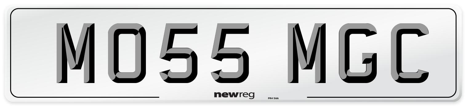 MO55 MGC Number Plate from New Reg